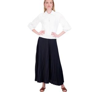 💙 Michael Kors Pleated Maxi Skirt
